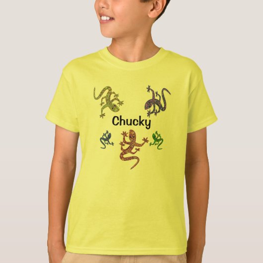 Chucky Salamander T-Shirt - 2 Sided Design (Voorkant)