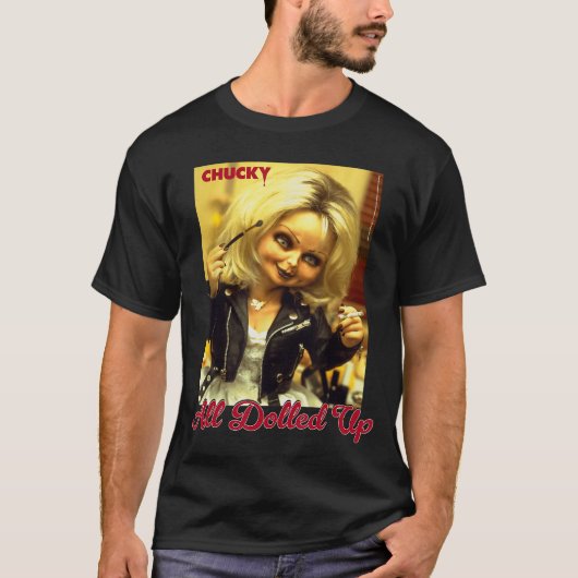Chuckyiffany All Dolled Up retro retro T-shirt (Voorkant)