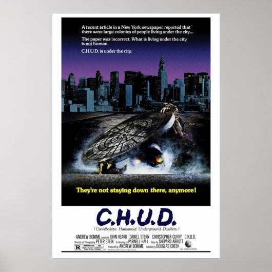 CHUD 1984 POSTER (Voorkant)