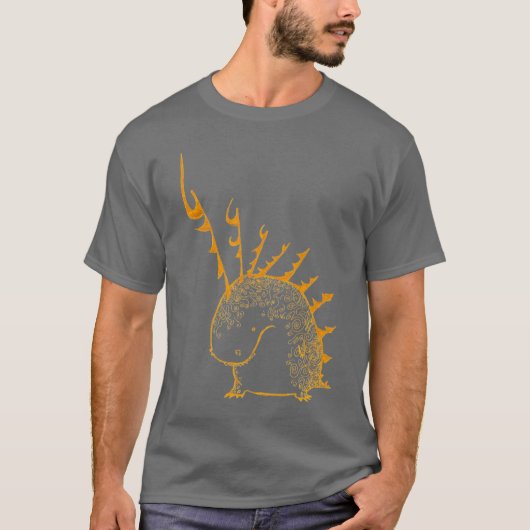 chuffy the dragon (yellow) t-shirt (Voorkant)