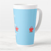 Chug A Lug Lichtblauw Latte Mok (Rechterhoek)