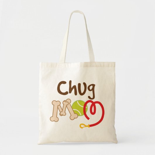 Chug Hondenras Mam Gift Tote Bag (Voorkant)