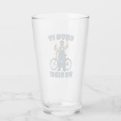 Chug It We rijden op de fiets Glas (Achterkant)