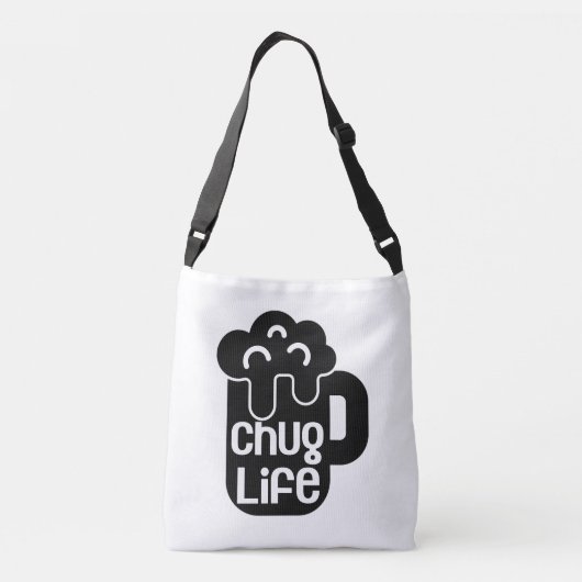 CHUG LIFE Foamy Mok Crossbody Tas (Achterkant)