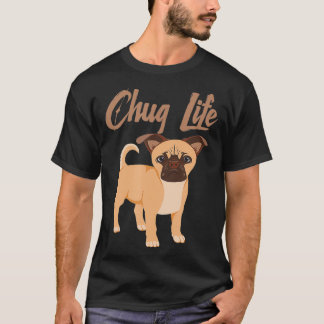 Chug Life Funny Dog Schattige Chugs T-shirt