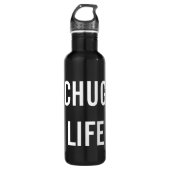 Chug life Gepersonaliseerd #chuglife Waterfles (Voorkant)
