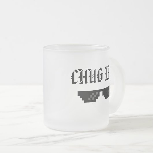 CHUG LIFE MATGLAS KOFFIEMOK (Voorkant rechts)