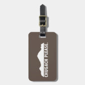 Chugach alsjeblieft bagagelabel (Voorkant verticaal)