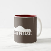 Chugach alsjeblieft tweekleurige koffiemok (Voorkant rechts)