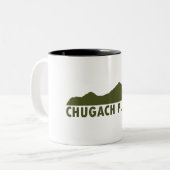 Chugach alsjeblieft tweekleurige koffiemok (Voorkant links)