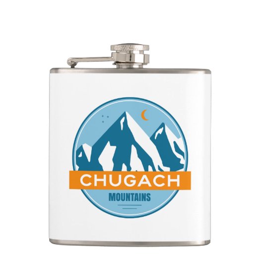 Chugach-gebergte Alaska Heupfles (Voorkant)