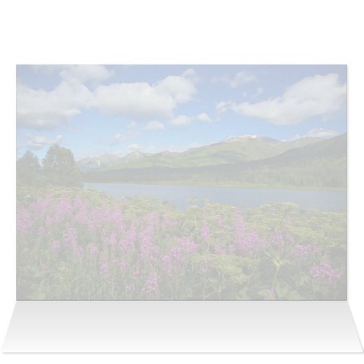 Chugach Mountains - 5" x 7" Art Kaart (Binnen Horizontaal (Boven))
