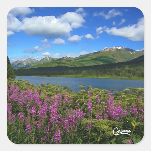 Chugach Mountains - Envelope Stickers (Voorkant)