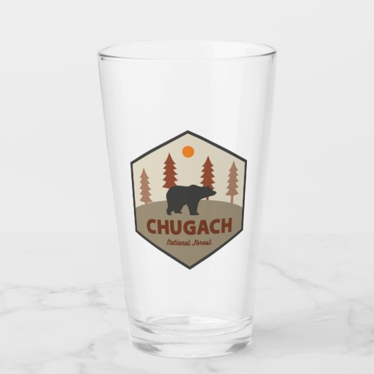 Chugach National Forest Alaska Bear Glas (Voorkant)