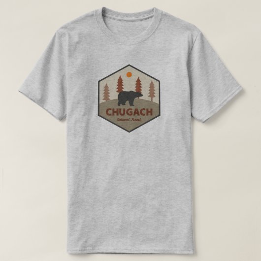 Chugach National Forest Alaska Beer T-shirt (Design voorkant)