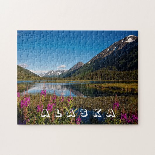Chugach National Forest, Alaska, Schilderachtig fo Legpuzzel (Horizontaal)
