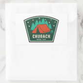 Chugach National Forest Camping Rechthoekige Sticker (Tas)