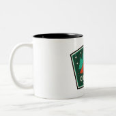 Chugach National Forest Camping Tweekleurige Koffiemok (Links)