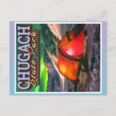 CHUGACH STATE PARK - ANCHORAGE ALASKA BRIEFKAART (Voorkant)