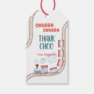 Chugga Choo Boy  Train Birthday Gift Labels Cadeaulabel