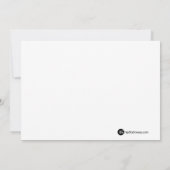 Chugga Choo Choo Train 5x7 Birthday Kaart (Achterkant)