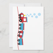 Chugga Choo, Choo, uitnodiging voor verjaardagsfee (Achterkant)