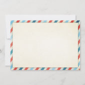 Chugga Choo Train  Boy Rood Blauw Verjaardag Kaart (Achterkant)