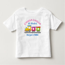 Chugga Choo Trein Thema Cartoon Verjaardag voor El Kinder Shirts