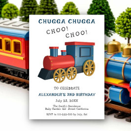 Chugga Choo Trein Verjaardag Kaart