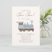 Chugga Chugga Choo Choo Train 2e Verjaardag Kaart (Staand voorkant)