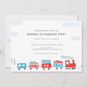 Chugga Chugga Choo choo Train Birthday Party Kaart (Voorkant)