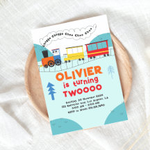 Chugga Chugga Choo Choo Train Boy Tweede Verjaarda