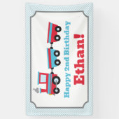 Chugga Chugga Choo Choo Train Party Banner (Verticaal)