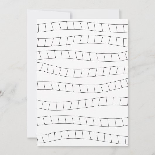 Chugga Chugga Choo Choo Trein 2e Verjaardag Kaart (Achterkant)