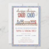 Chugga Chugga CHOO CHOO trein verjaardag Kaart (Voorkant)