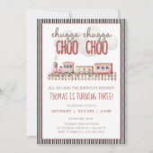 Chugga Chugga CHOO CHOO trein verjaardag Kaart (Voorkant)