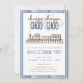 Chugga Chugga CHOO CHOO trein verjaardag Kaart (Voorkant)