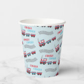 Chugga Chugga Choo Choo Trein Verjaardagsfeestbeke Papieren Bekers (Achterkant)