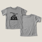 Chugga Chugga Choo Twee Verjaardag T-shirt (Ontwerp Voorkant & Achterkant)