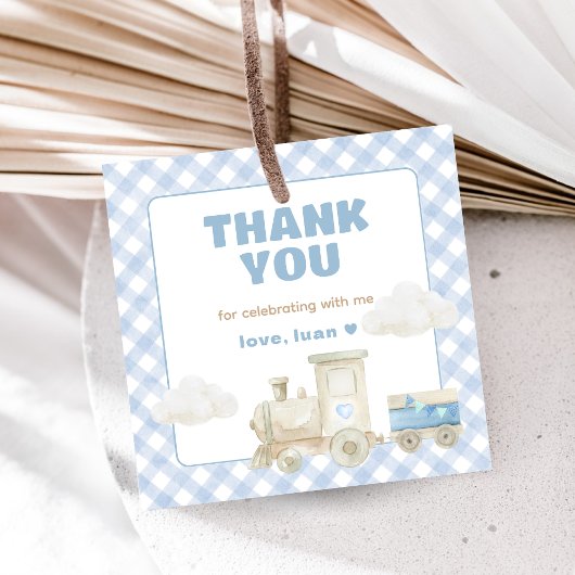 Chugga Chugga Train Birthday  Bedankjes Labels