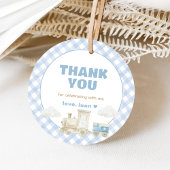 Chugga Chugga Train Birthday Bedankjes Labels