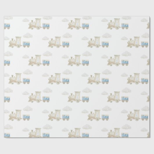 Chugga Chugga Train Birthday Cadeaupapier (Vlak)