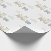 Chugga Chugga Train Birthday Cadeaupapier (Hoek)