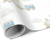 Chugga Chugga Trein Verjaardag Cadeaupapier (Rol Hoek)