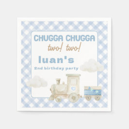 Chugga Chugga Trein Verjaardag Servet