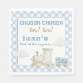 Chugga Chugga Trein Verjaardag Servet