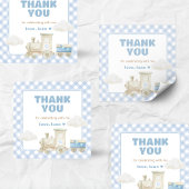 Chugga Chugga Trein Verjaardag  Vierkante Sticker