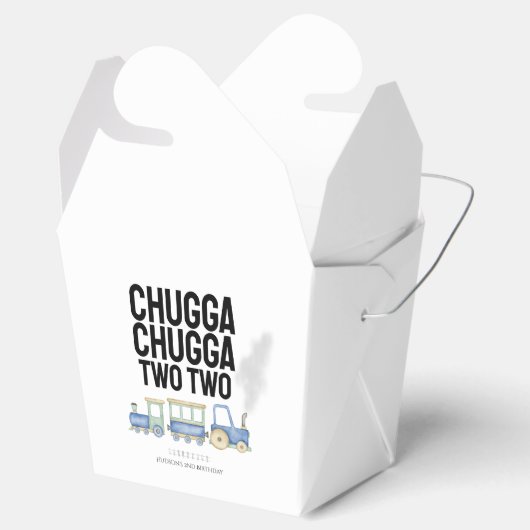 Chugga Chugga Twee | 2e verjaardag | Afhaaldoos Bedankdoosjes (Geopend)