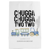 Chugga Chugga Twee | 2e verjaardag | Cadeauzak Medium Cadeauzakje (Achterkant)