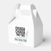 Chugga Chugga Twee | 2e verjaardag | Favoriete vak Bedankdoosjes (Voorkant Zijde)